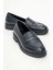 Lacivert Kadın Süet Loafer 139-03 1