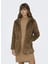 Kahve Kadın Kapüşonlu Suni Kürk Kaban Onlnewmalou Faux Fur Coat cc Otw 4
