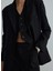 Siyah Gabriel Keten Blazer Ceket 4