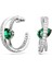 5665334 Swarovski Küpe Hyperbola:pe Hoop Gre/rhs 1