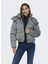 Açık Mavi Kadın Mont Onlevı Cargo Puffer Jacket Otw 1