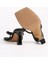 Siyah Kadın Topuklu Sandalet Joan - Mıd Thong Sandal 4