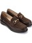 Siyah Kadın Deri Loafer 322 24073001 Bn Ayk SK24-25 2