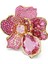 5650565 Swarovski Yüzük Florere:coctail Ring Flower Pink Gold-Tone Plated Size:55 1