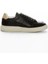 Siyah-Ten Kadın Deri Sneaker 957 39683 Bn Ayk Y23 1