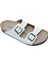 K10260DK Kifidis Soft Step Kadın Çift Bantlı Deri Mantar Terlik 36-41 2