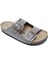 K10260DK Kifidis Soft Step Kadın Çift Bantlı Deri Mantar Terlik 36-41 4