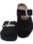 14444 Ch-Kifidis Soft Step Kadın Süet Deri Sabo Mantar Terlik 36-41 2