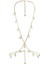 5670555 Swarovski Kolye Dextera Body Chain, Mixed Cuts, White, Gold-Tone Plated 1