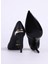 Siyah Kadın Deri Stiletto Fondo Alysha Dıs. W2F Shoes 4