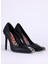 Siyah Kadın Deri Stiletto Fondo Alysha Dıs. W2F Shoes 5