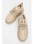 Beyaz-Gümüş Kadın Sneaker 223-2405 2