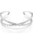 5677626 Swarovski Bilezik Hyperbola:cuff Whıte/rhs M 1