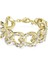 5666027 Swarovski Bilezik Dextera Bracelet, Statement, Mixed Cuts, White, Gold-Tone Plated 1