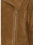 Alba Kadın Camel Biker Süet Deri Ceket 24WGD528210 3