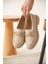 Lance Premium Kadın Bej Rugan Loafer 1