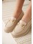 Lance Premium Kadın Bej Rugan Loafer 4
