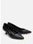 Kadın Siyah Kısa Topuklu Stiletto 2