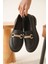 Lance Premium Kadın Siyah Loafer 1