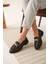 Lance Premium Kadın Siyah Loafer 2