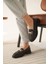 Lance Premium Kadın Siyah Loafer 3
