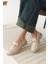 Lance Premium Kadın Bej Loafer 2
