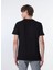 Siyah Erkek Relaxed Baskılı T-Shirt M4WM-TST-1563 4
