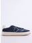 Lacivert Erkek Deri Sneaker Nıce Low Man 1