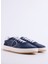Lacivert Erkek Deri Sneaker Nıce Low Man 2