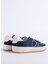 Lacivert Erkek Deri Sneaker Nıce Low Man 3