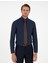 Lacivert Slim Fit Uzun Kollu Gömlek 3