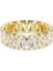 5707189 Swarovski Yüzük Matrıx:rıng Oval Whı/gos 50 1