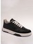 Siyah Erkek Deri Sneaker 27769 1