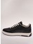 Siyah Erkek Deri Sneaker 27769 2