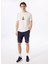 D5SM-TST3736 Kırık Beyaz Bisiklet Yaka Relaxed Fit Baskılı Erkek T-Shirt 2