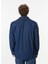 Koyu Mavi Erkek Gömlek Relaxed Yıkamalı Denim Gömlek M4WM-GML-1824 5