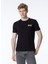 Bisiklet Yaka Siyah Erkek T-Shirt 3DPT07PJM9Z 3