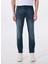 Lacivert Erkek Dar Paça Slim Fit Denim Pantolon Vegas Slim - 1311 2