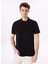 Siyah Erkek Basic %100 Pamuk Polo T-Shirt cm Nobro K Ceplı 1