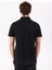 Siyah Erkek Polo Yaka Relaxed Nakışlı Polo T-Shirt C4SM-TST4528 5