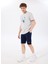 Lacivert Erkek Sweat Şort D4SM-SHT3221 1