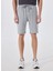 Gri Erkek Basic Düz Sweat Şort MML5SM-SHT 9531 2