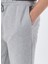 Gri Erkek Basic Düz Sweat Şort MML5SM-SHT 9531 4