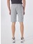 Gri Erkek Basic Düz Sweat Şort MML5SM-SHT 9531 5