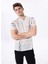 Beyaz Erkek Relaxed Baskılı T-Shirt F5SM-TST 2729 1