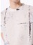 Beyaz Erkek Relaxed Baskılı T-Shirt F5SM-TST 2729 3