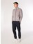 Gri Erkek Dik Yaka Basic Polar Sweatshırt D4WM-SWT3994 2