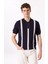 Lacivert Erkek Polo Regular Fit Çizgili Kazak FC5SM-KZK 2762 3