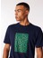 Lacivert Erkek Bisiklet Yaka Relaxed T-Shirt D4SM-TST3281 1