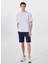 Lacivert Erkek Basic Düz Sweat Şort MML5SM-SHT 9531 1